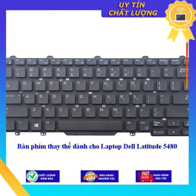 Bàn phím dùng cho Laptop Dell Latitude 5480 - Hàng Nhập Khẩu New Seal