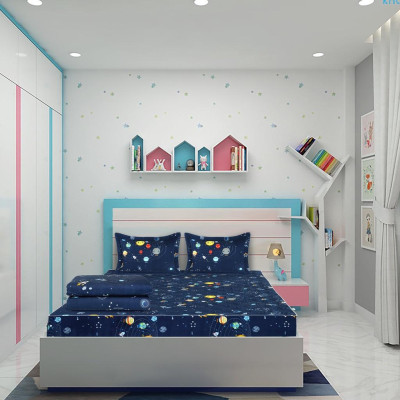 Bộ ga gối EVERON Modal Vũ trụ EPM23063 hiện đại, ngộ nghĩnh nhiều kích thước