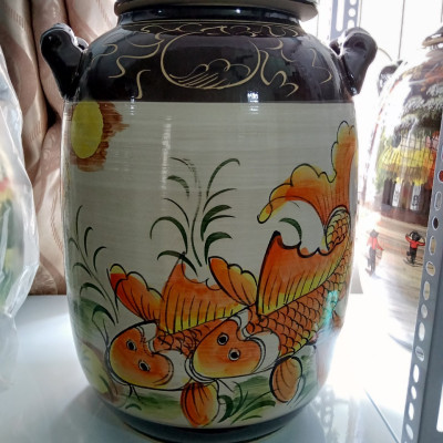 Hũ đựng rượu gạo Bát Tràng loại 20L