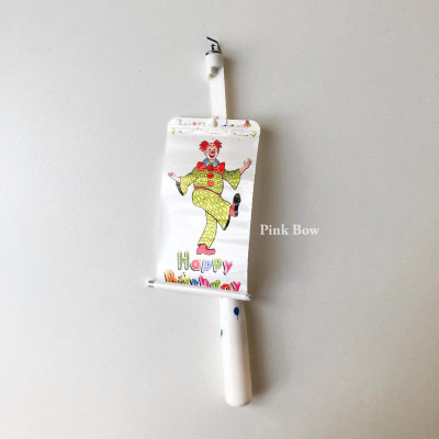 Nến sinh nhật độc lạ tạo bất ngờ bung ra hình Chú hề/ Quạt/ Trái tim/ I love you/ Hộp quà