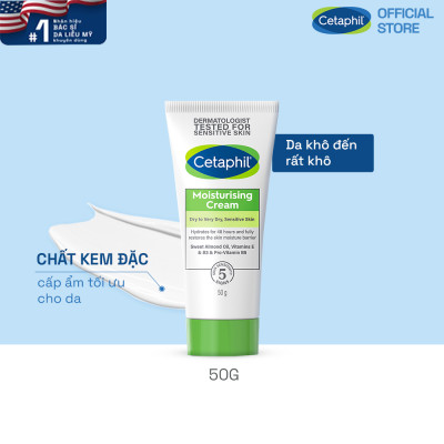 Combo Sữa Rửa Mặt Tạo Bọt Cetaphil Hydrating Foaming Cream Cleanser 236ml + Kem dưỡng ẩm CETAPHIL MOISTURISING CREAM 50G