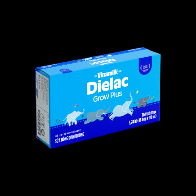 [ĐỘC QUYỀN ONLINE] Thùng 24 Hộp Sữa Bột Pha Sẵn Dielac Grow Plus 110ml