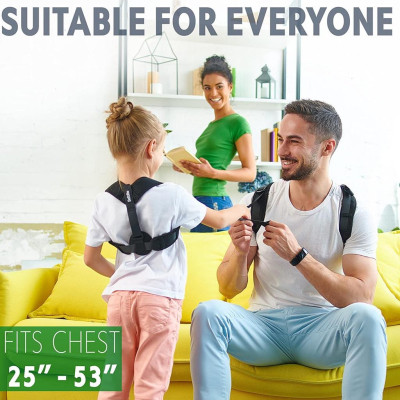 Áo chống gù lưng cho nam nữ, đai đeo khắc phục lưng tôm cải thiện vóc dáng mi01 - Chính hãng miDoctor