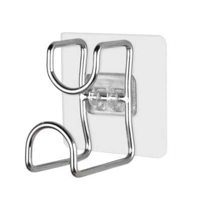Combo 2 Móc treo đồ dán tường inox dùng cho nhà bếp, phòng tắm 