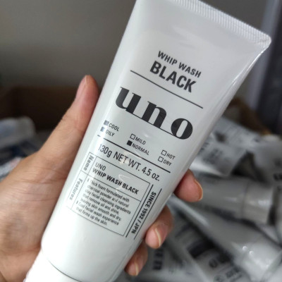 [Nội Địa Nhật Bản] Sữa rửa mặt nam tạo bọt Sạch nhờn cho da dầu UNO Whip Wash Nhật Bản 130g