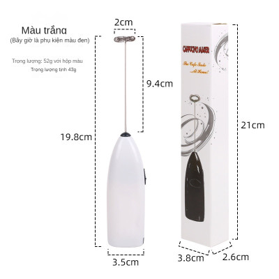 Máy Đánh Sữa / Cà Phê Cầm Tay Nhỏ Gọn Tiện Dụng / máy đánh trứng mini - Hàng nhập khẩu