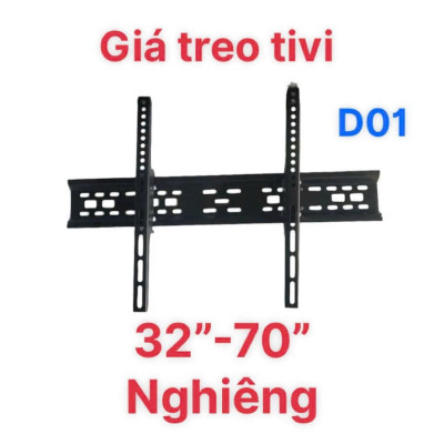 Khung treo tivi nghiêng D01 Thiết Kế Nghiêng, Chắc Chắn, Phù Hợp Mọi Không Gian - Hàng nhập khẩu