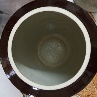 Hũ gạo tài lộc hoa đào Bát Tràng loại 15Kg