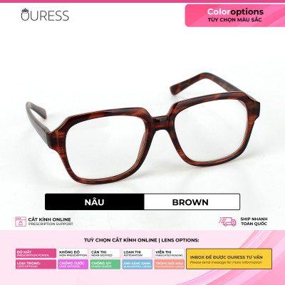 Gọng kính unisex nhựa Acetate cao cấp 3818 size 52-54-58-60
