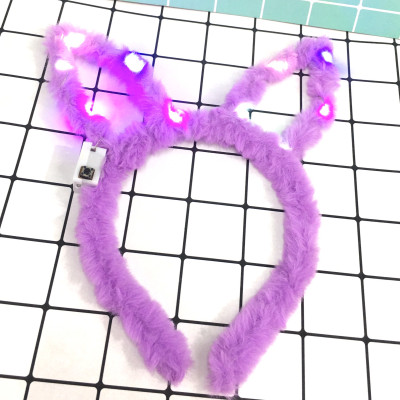 Bờm lông tai thỏ có đèn