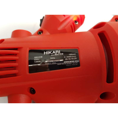 Máy Chà Tường Hikari Master 180-03B - Máy Có Nhiều Công Dụng Như Đánh Bóng Mặt Tường, Bề Mặt Ma Tít Và Chà Mịn, Tích Hợp Máy Hút Bụi Giúp Giảm Thiểu Ô Nhiễm -  Hàng Chính Hãng