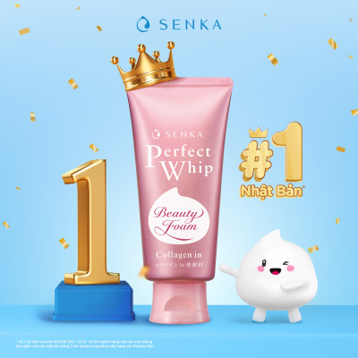 Sữa Rửa Mặt Mịn Và Săn Chắc Da Senka Perfect Whip Collagen In 120G - [4901872462087]