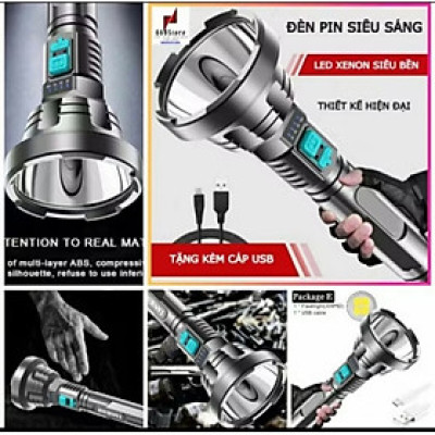 ĐÈN PIN KHỦNG SIÊU SÁNG RỌI XA CÓ 3 CHẾ ĐỘ CỰC KHỦNG CHO MỌI GIA ĐÌNH 