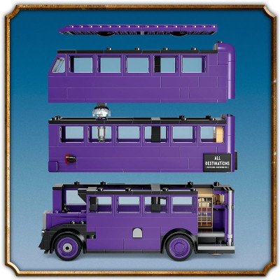 LEGO HARRY POTTER 76446 Đồ Chơi Lắp Ráp Cuộc Phiêu Lưu Xe Bus Hiệp Sĩ (499 chi tiết)