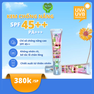 Kem sen thảo mộc MẸ KEN (30ml) kem chống nắng SPF45, PA+++