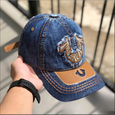 Nón kết, mũ lưỡi trai Ông Địa da phối vải jeans form đẹp thời trang cao cấp đường phố