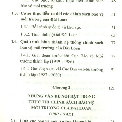 Một Số Vấn Đề Trong Thực Thi Chính Sách Bảo Vệ Môi Trường Của Đài Loan Và Những Gợi Mở Cho Việt Nam - TS. Vũ Thùy Dương (Chủ biên) - Viện Hàn Lâm Khoa Học Xã Hội Việt Nam