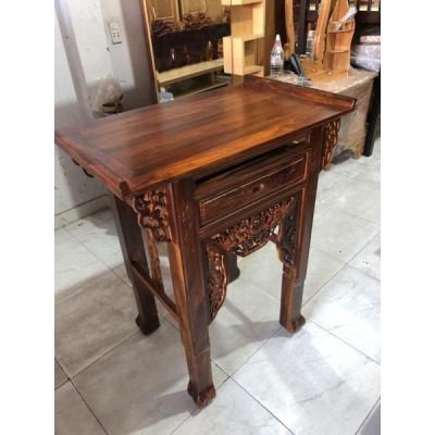 Bàn Cúng & Tủ Thờ Gia Tiên Gỗ Muồng Ngang 88cm