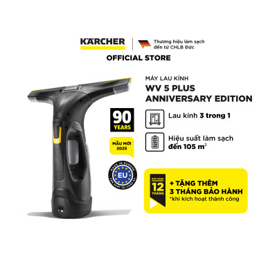 [Sản xuất Châu Âu] Máy lau kính dùng pin cầm tay WV 5 Plus - Phiên bản giới hạn 2025 - Bảo hành chính hãng 15 tháng - Hàng Chính Hãng