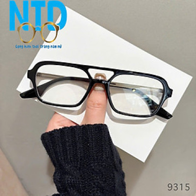 Gọng kính NTD9315 chữ nhật  phong cách retro thời trang Hàn Quốc chống tia uv
