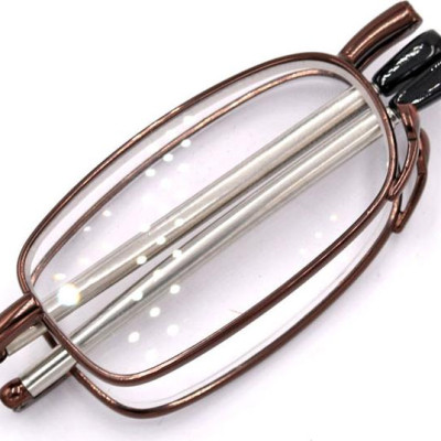 Kính gập 868 màu nâu tròng lão 2 độ