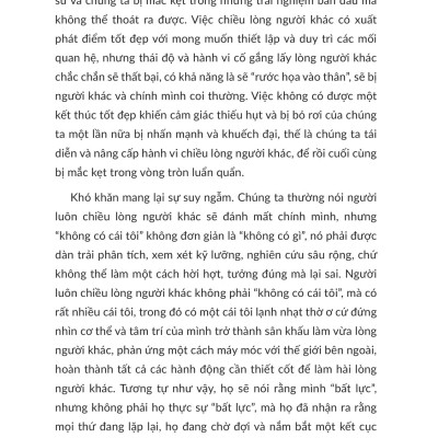 Hội Chứng “Người Tử Tế” - Vì Sao Bạn Luôn Muốn Chiều Lòng Người Khác