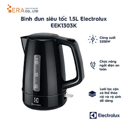 Bình Đun Siêu Tốc Electrolux EEK-1303K (1.5L) - Hàng chính hãng