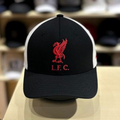 (Hàng VNXK) Nón kết, Mũ lưỡi trai Liverpool phối lưới vải Kaki đẹp Form chuẩn (Ảnh thật)