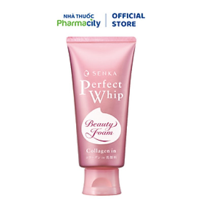 Sữa rửa mặt Senka Perfect Whip Collagen In (120g)