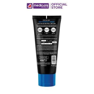 Kem rửa mặt nam OXY PERFECT wash ngừa mụn 100g
