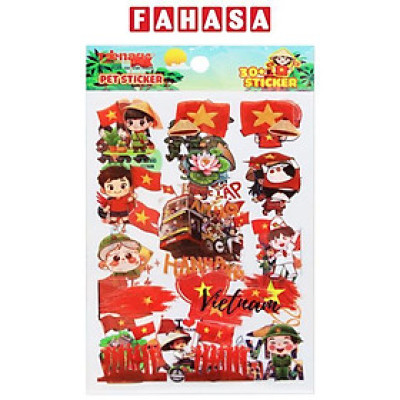 Bộ Sticker Pet Sticker - Teenage SP-011 (3 Tờ/Xấp)