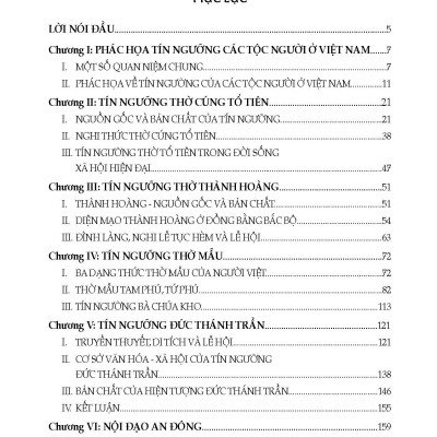 TÍN NGƯỠNG VÀ VĂN HÓA TÍN NGƯỠNG Ở VIỆT NAM