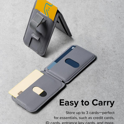 Ví kiêm giá đỡ Ringke Stand Grip Wallet Magnetic - Hàng Chính Hãng
