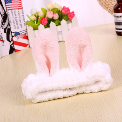 Băng Đô Rửa Mặt Tai Thỏ Xinh Xắn (màu ngẫu nhiên)