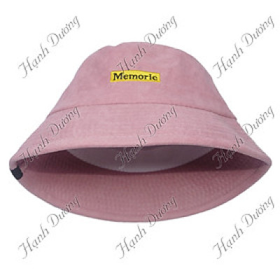 Nón bucket Memorie chất liệu vải nhung mềm mại thời trang - Hạnh Dương