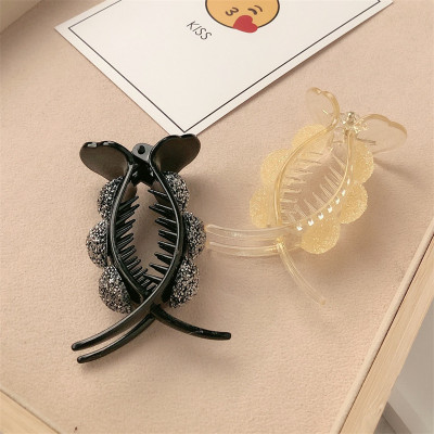 Kẹp Tóc Càng Cua Kết Ngọc Cỡ Lớn, Búi Tóc Siêu Xinh, Kẹp Tóc Dài