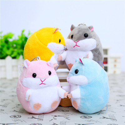 Móc khóa gấu bông Chuột Hamster treo balo, túi xách, điện thoại