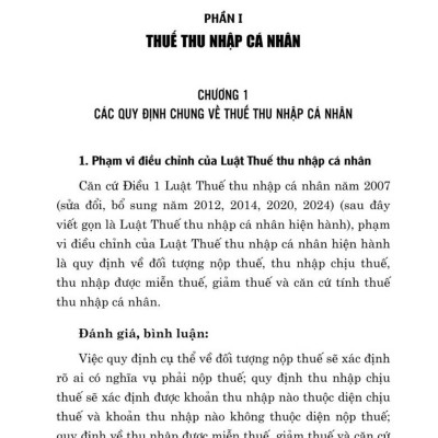 Cẩm nang thuế thu nhập cá nhân, thuế thu nhập doanh nghiệp - bản in 2024