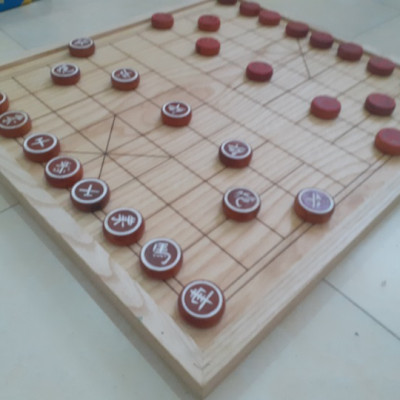 Bộ quân cờ gỗ nhãn 3,5cm x 1,2cm- 2 mặt