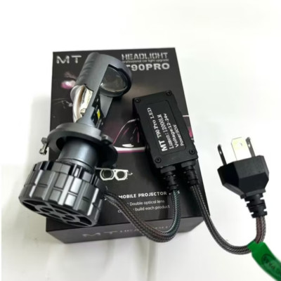 BÓNG ĐÈN PHA LED MT90PORO CÔNG XUẤT 90W SIÊU SÁNG LẮP XE MÁY ÔTÔ MẪU MỚI RA CHUẨN