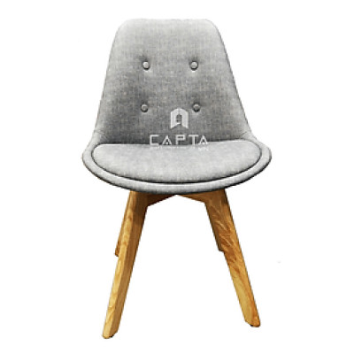 Ghế cafe có nệm chân gỗ tự nhiên hàng nhập khẩu DSW-P4 Nội thất Capta