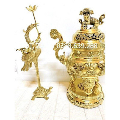 BỘ ĐỈNH TAM SỰ CAO 45 CM NẶNG 11.5 KG CHẤT LIỆU BẰNG ĐỒNG