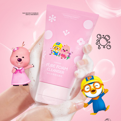 Sữa rửa mặt cho bé tuổi dậy thì Pororo Pure Foam Cleanser Hàn Quốc 120g