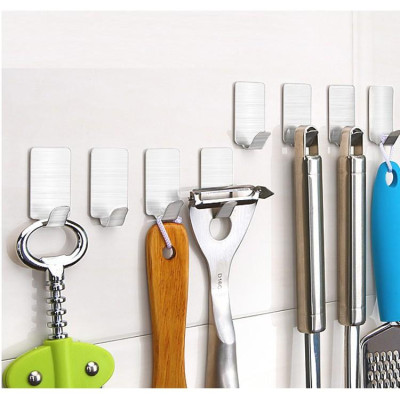 Móc Dán Tường Chịu Lực Nhỏ Gọn, Móc Inox Chắn Chắn, Móc Dính Tường Siêu Dính, Treo Đồ Đa Năng, Tiện Dụng Gia Đình, Taky Home 2002