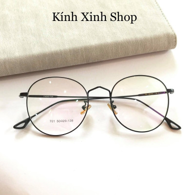 Kính Mắt Gọng Tròn Kim Loại Chống Ánh Sáng Xanh - REN701