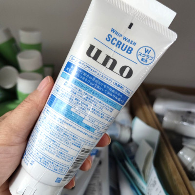 [Nội Địa Nhật Bản] Sữa rửa mặt nam tạo bọt Sạch nhờn cho da dầu UNO Whip Wash Nhật Bản 130g