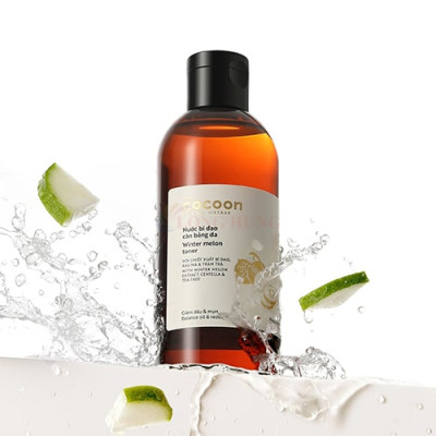 Nước bí đao cân bằng da Cocoon giúp giảm dầu và mụn (140ml/310ml) - Hàng chính hãng