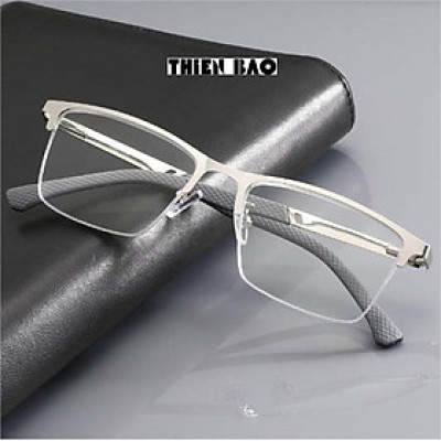 Kính lão thị viễn thị xẻ cước bạc sáng bản to, càng lò xo Nam Nữ Nhật bản Silver hàng đẹp loại I, chuẩn độ KVH02