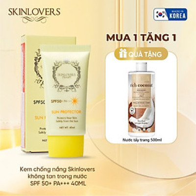 Kem Chống Nắng Không Tan Trong Nước SPF50 Skinlovers (40ml) - SKLV0150