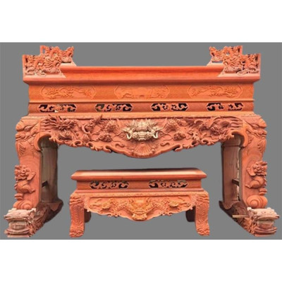Án gian thờ bàn thờ tủ thờ gỗ hương giá thật